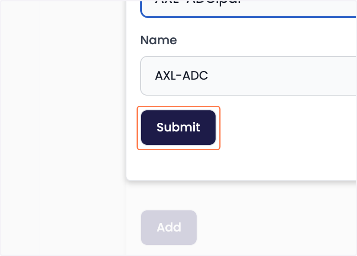 Rename document and click on Submit