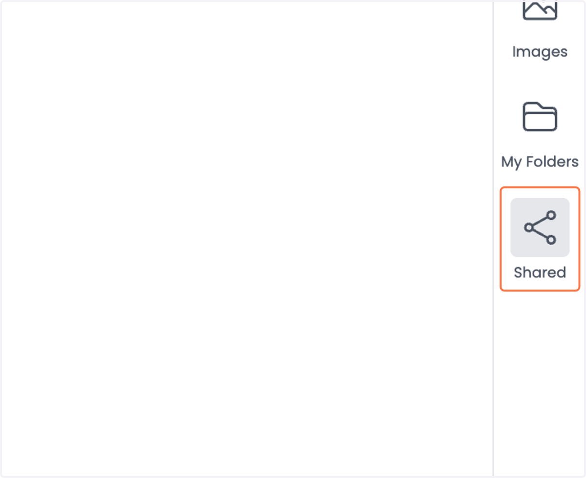 Click on Shared