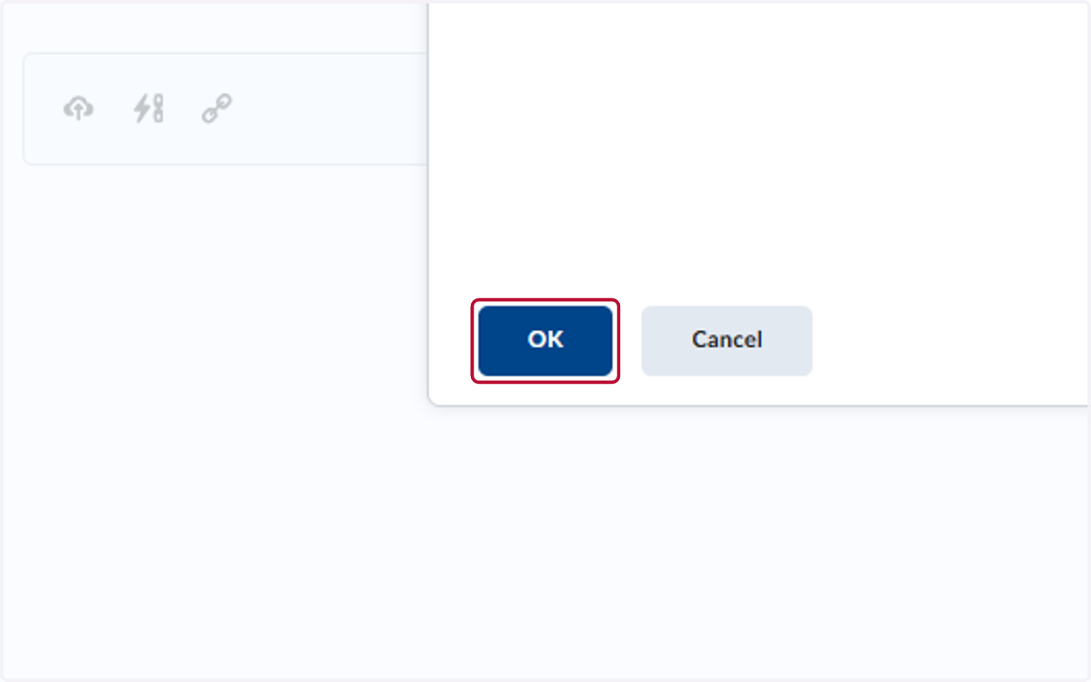 Click on OK