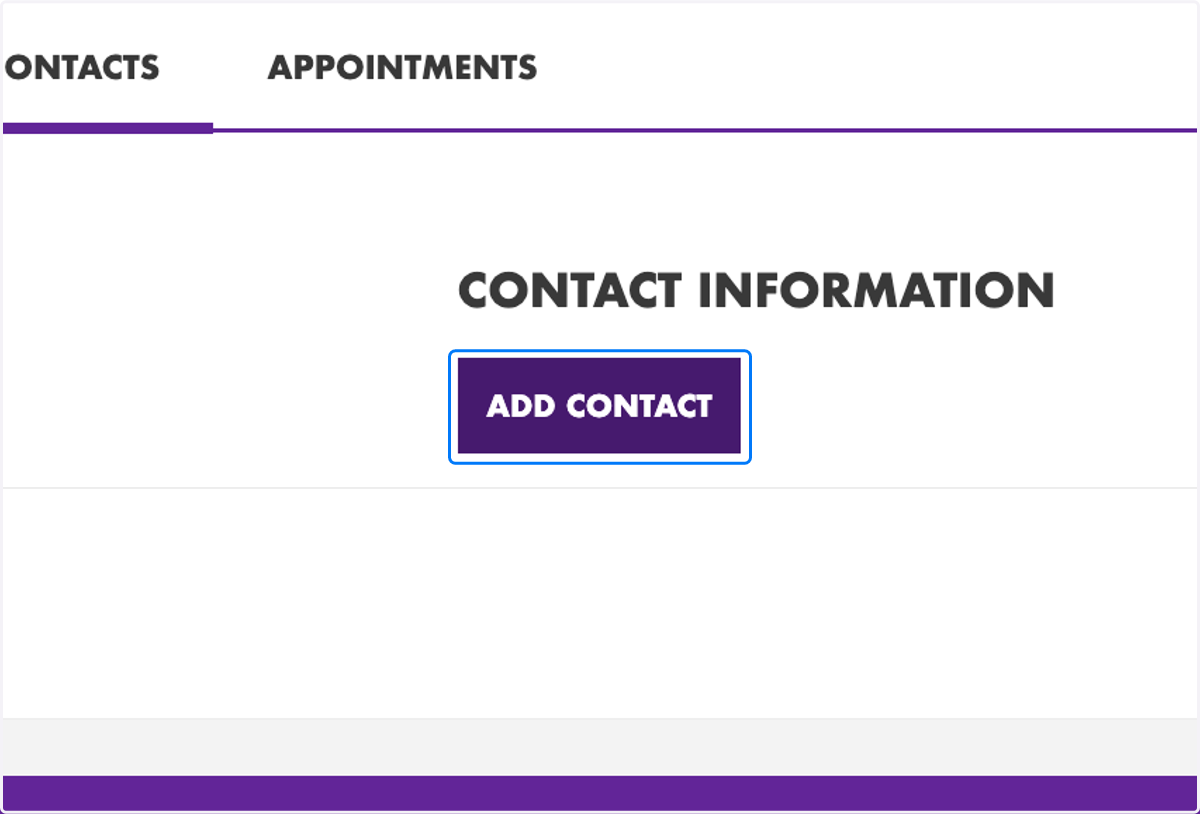 Click on "Add Contact"