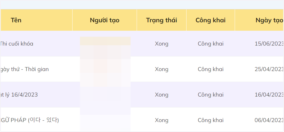 Bấm nút Thêm đề bài mới ở góc phải màn hình