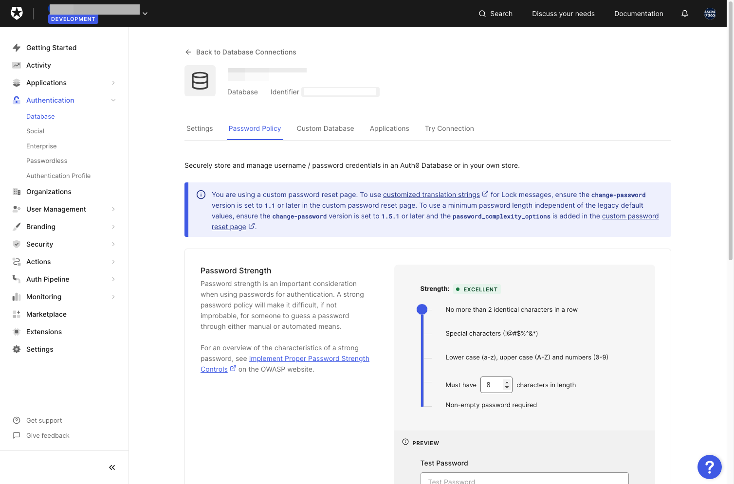 Click on Password Policy