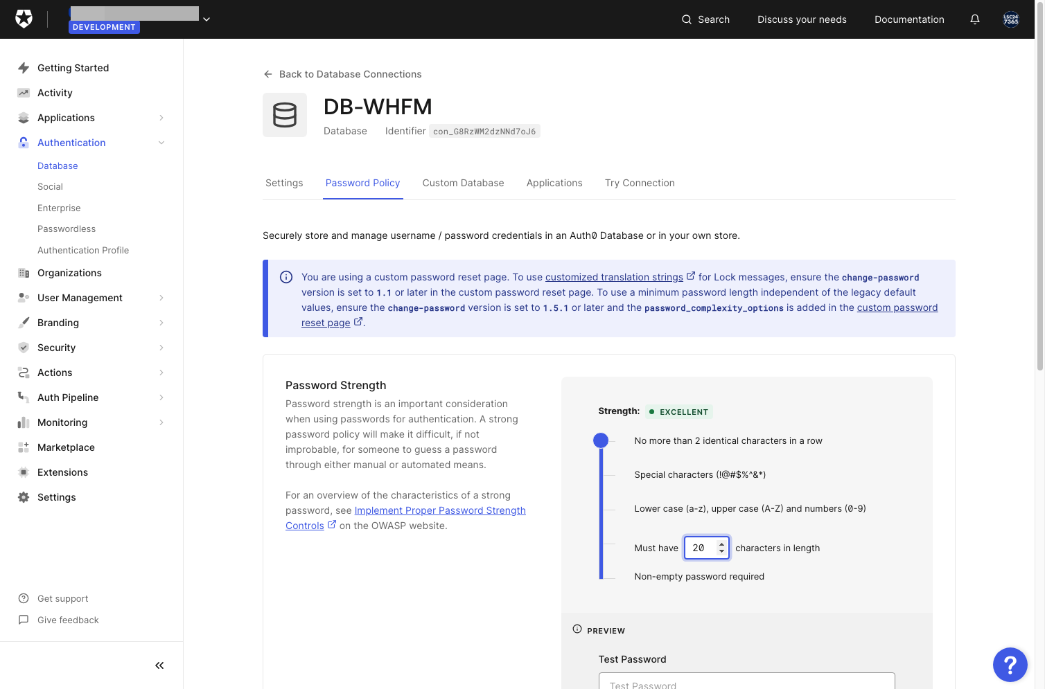 Click on Back to Database Connections…