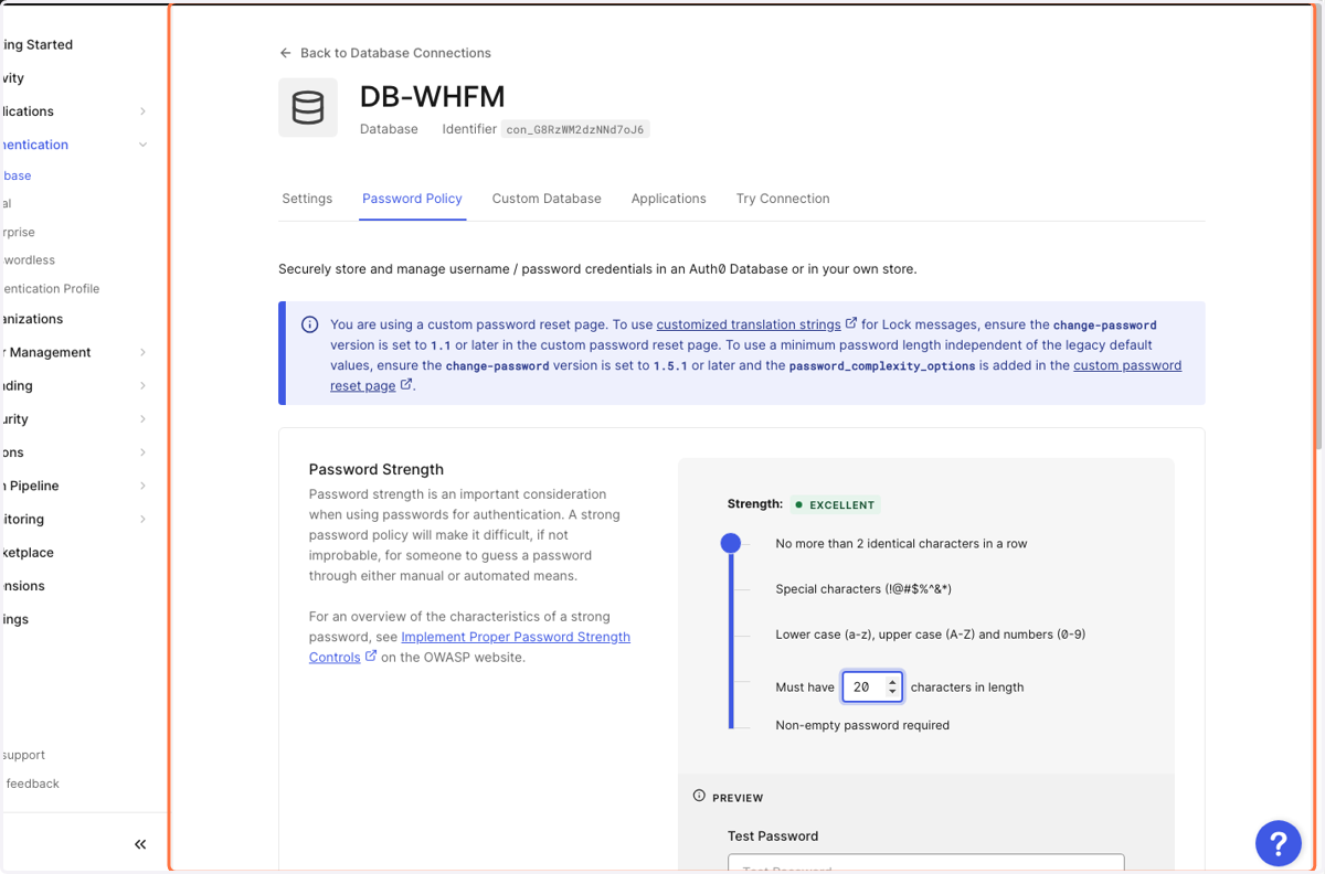 Click on Back to Database Connections…