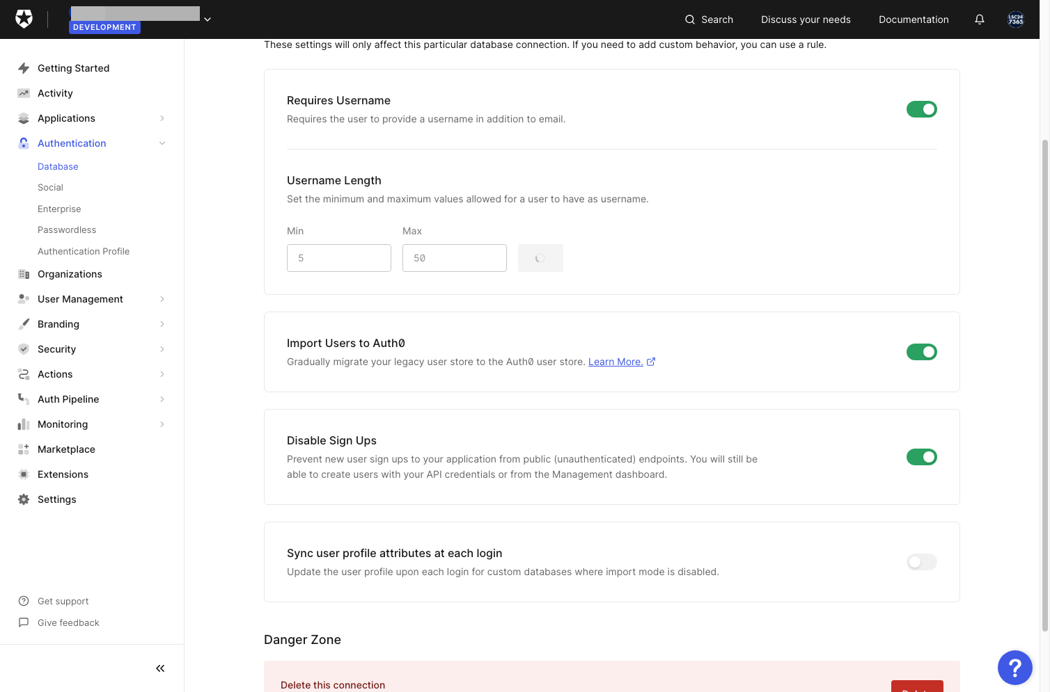 Check Disable Sign Ups