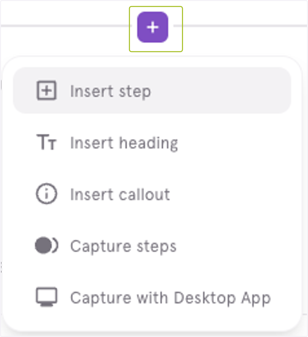 Adding Steps