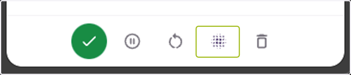Secure Blur Button