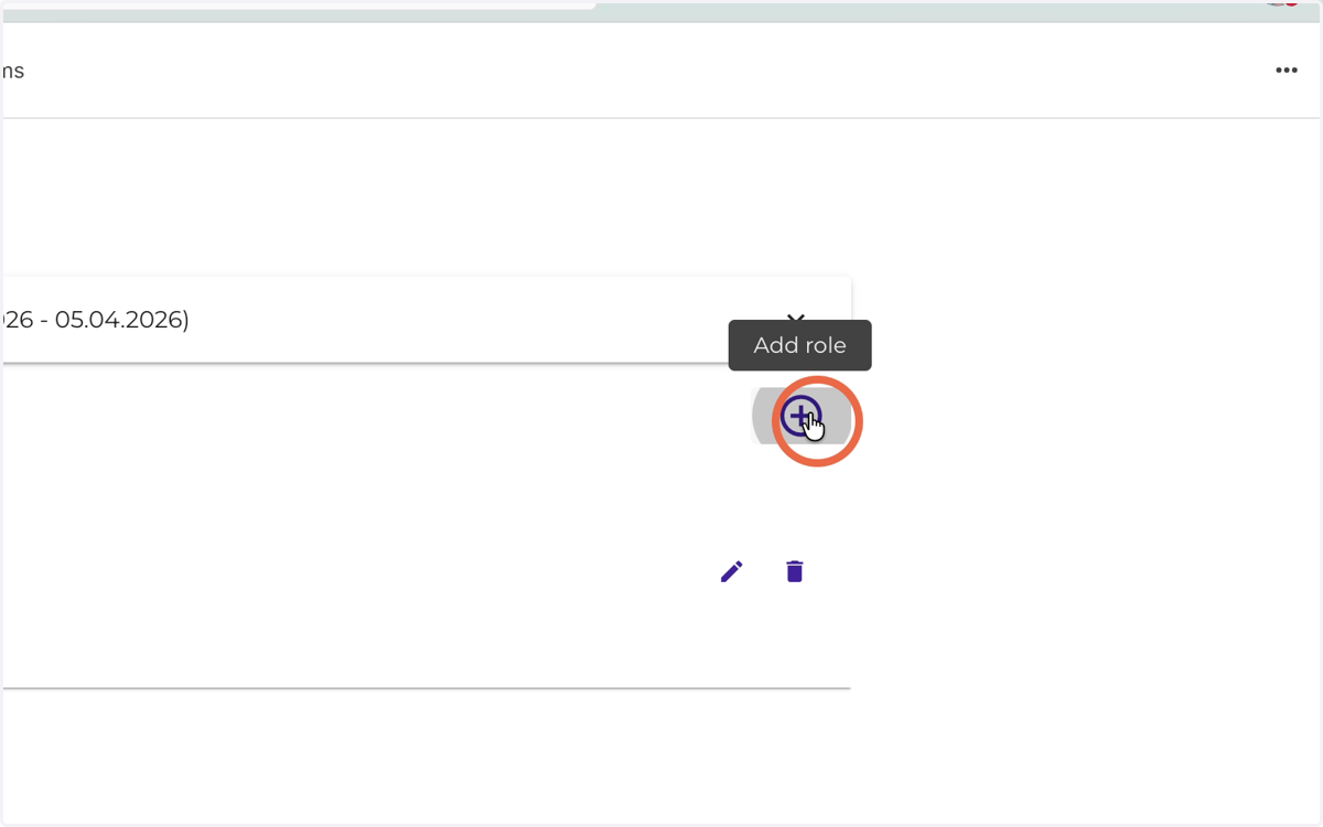 Start creating a new role - Click Add role