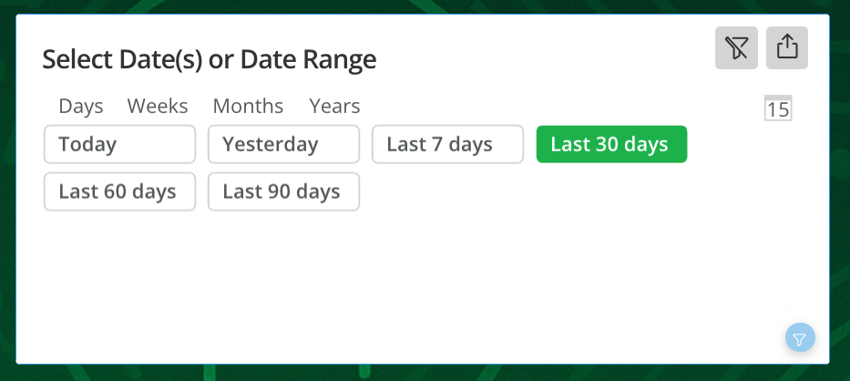 Date Selector Presets
