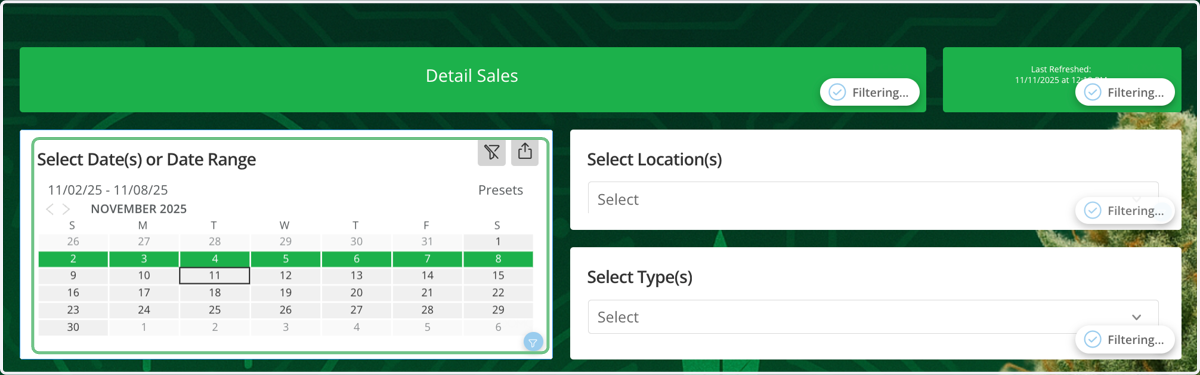 Modifying date filter