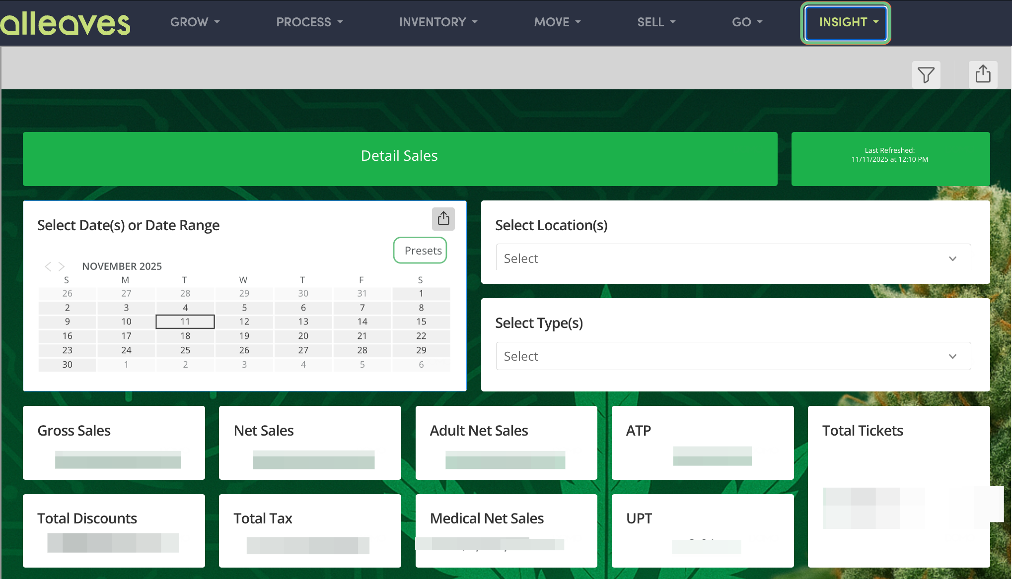 Detail Sales Report