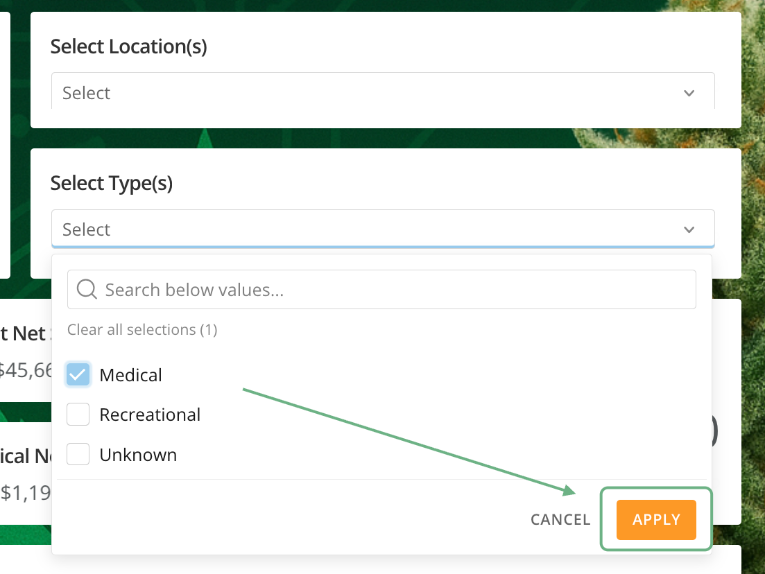 Modifying non-date filters