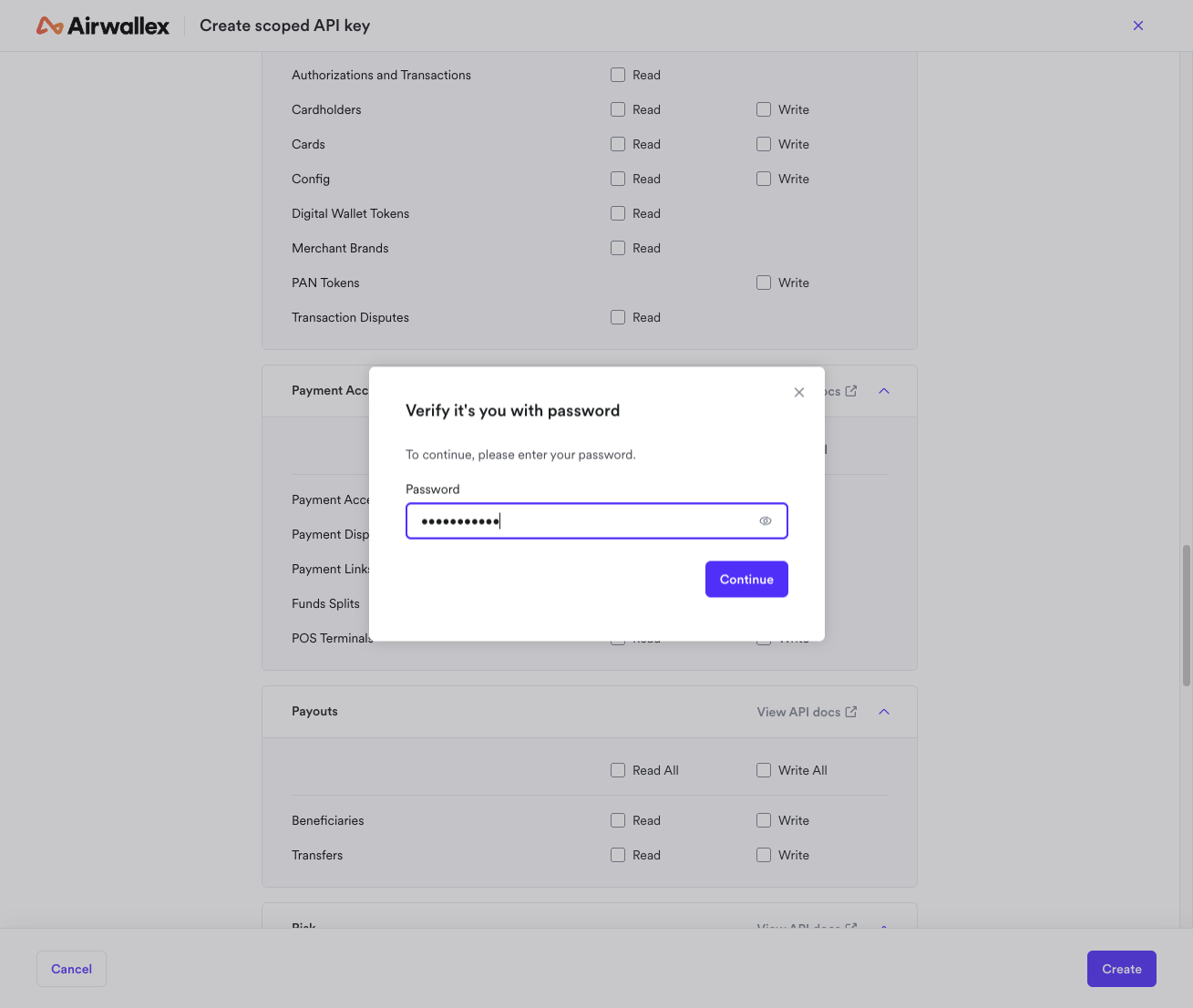 You will have to re-enter your password