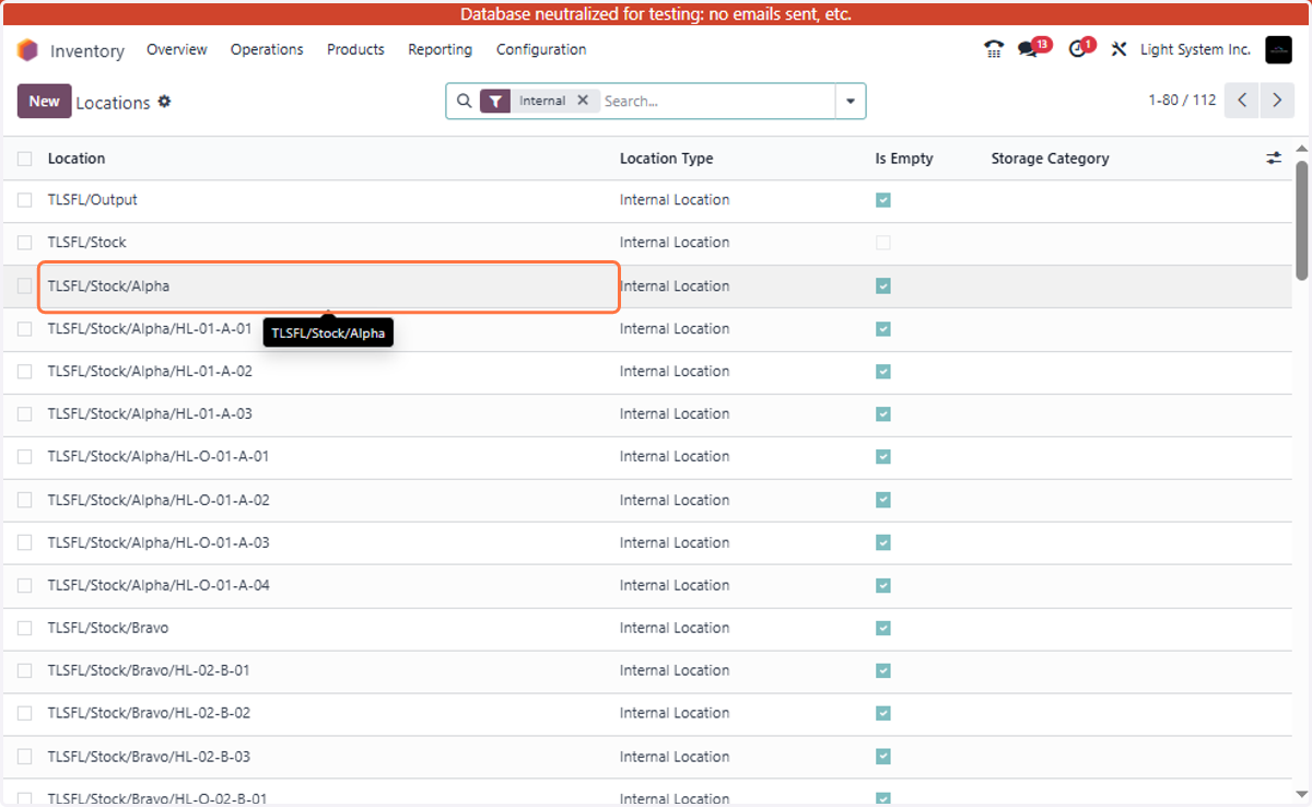 Select an Existing Location