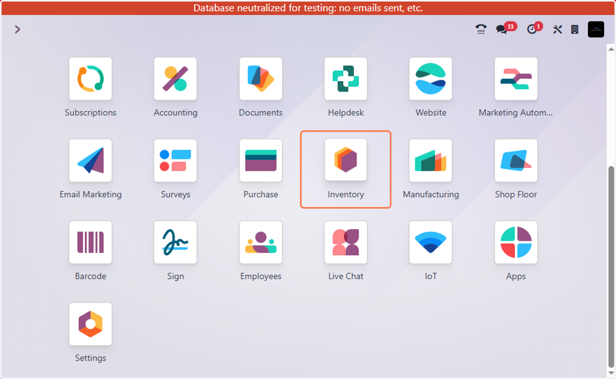 Open Inventory Module