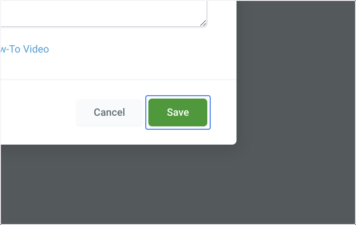 Click on Save