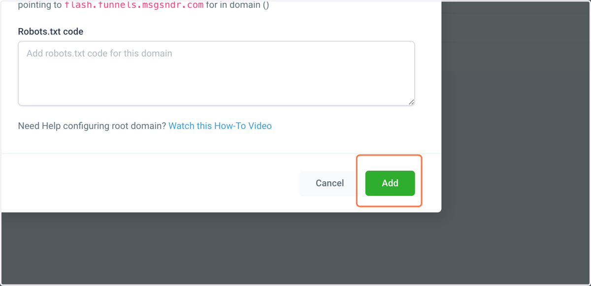 Once you have the records set, go back to HBM and click Add