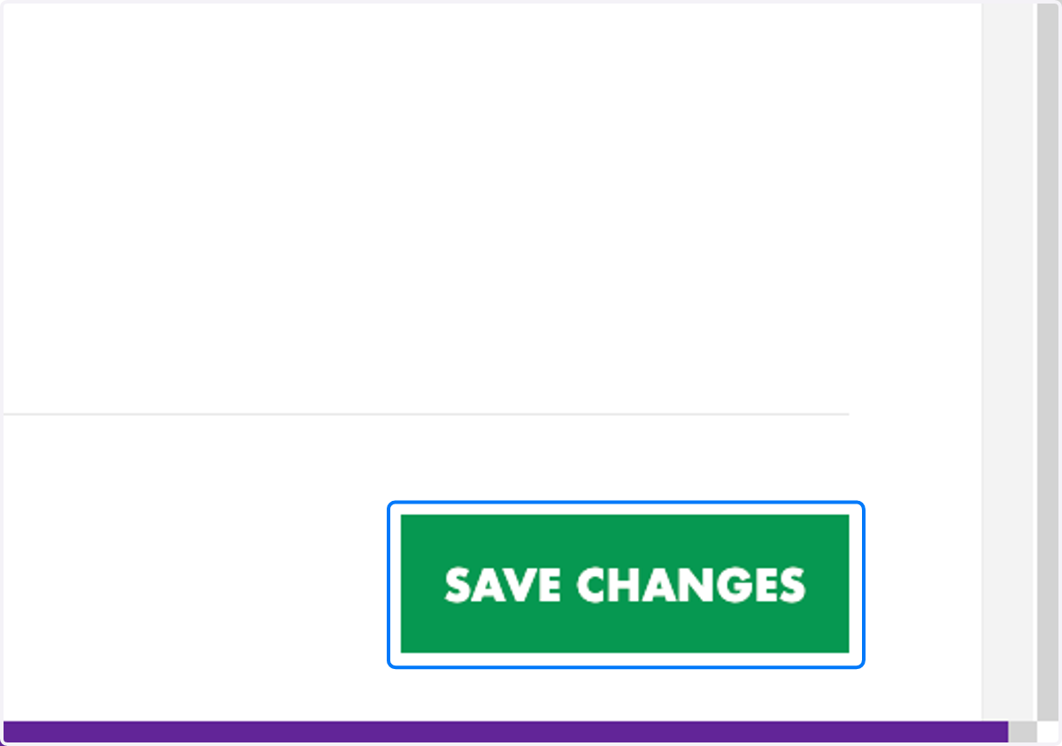 Click on "Save Changes"