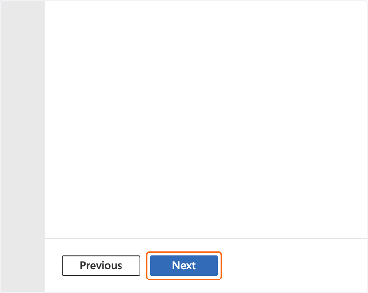 Click on to continue through the setup and set the proper Scope + device assignment for the configuration.