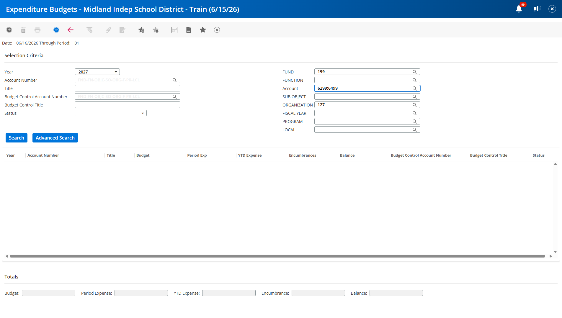 Using colon (:) between accounts will bring up all accounts in that range.