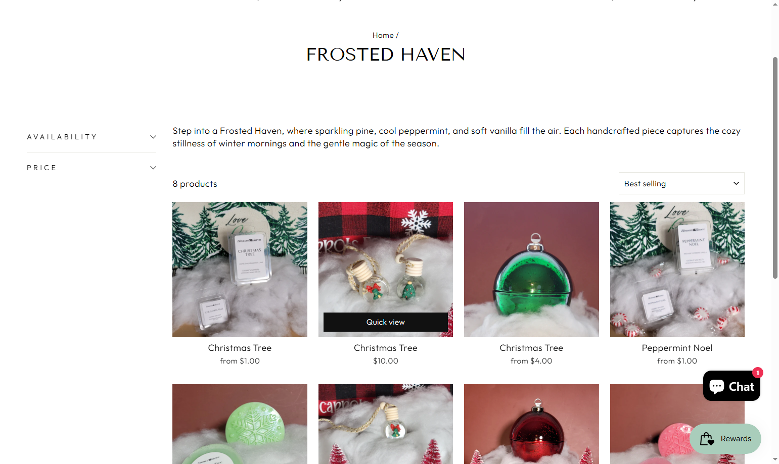 Click on Christmas Tree…