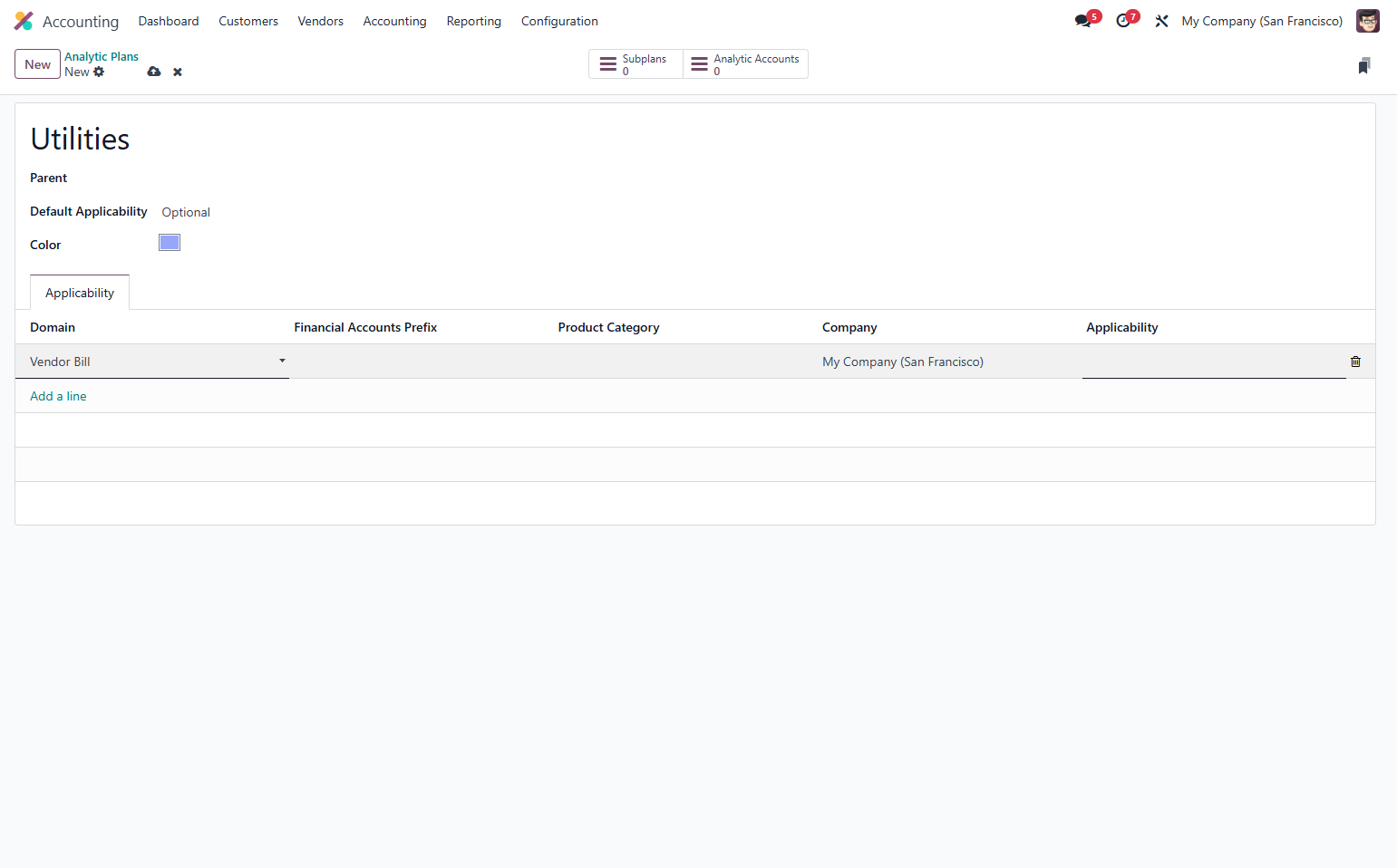 Select the relevant domains