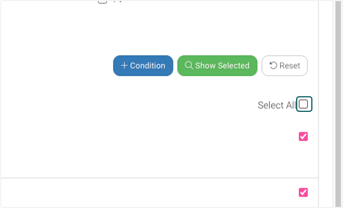 Once you Save, Select All or Select properties that you will be integrating with RevMax and click Save