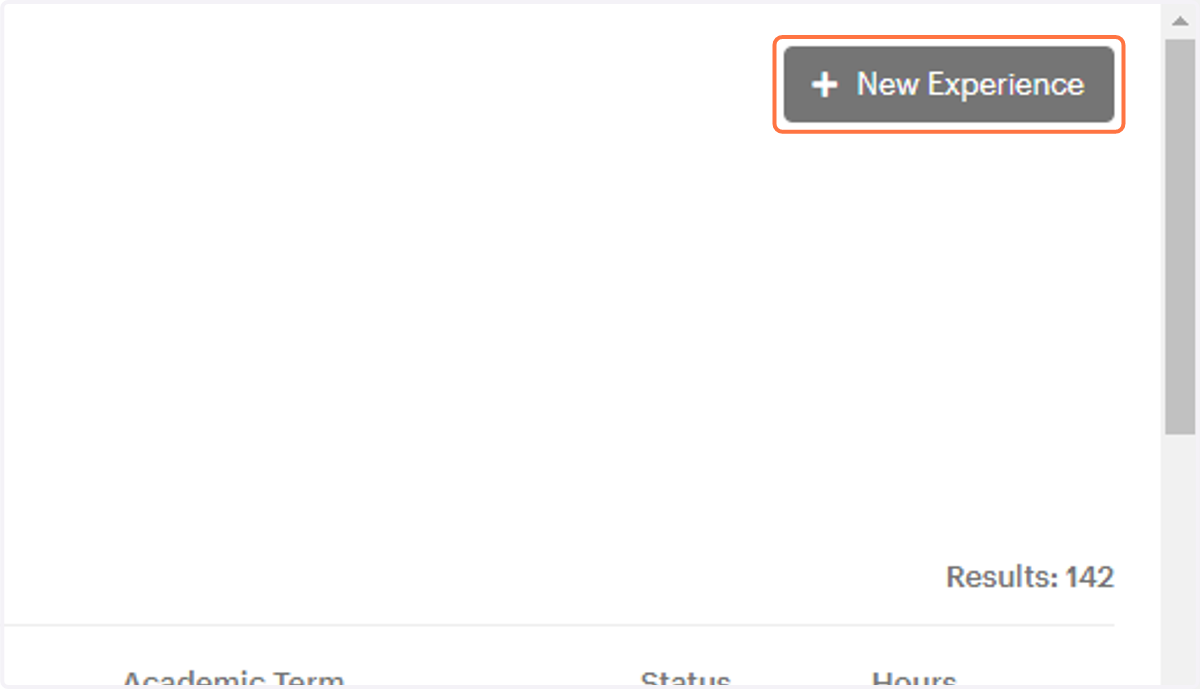 Click on New Experience
