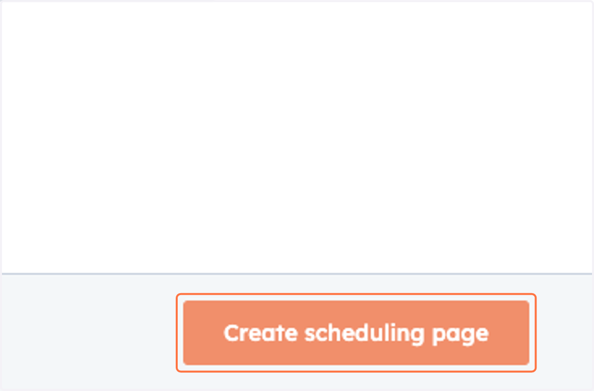 Click on Create scheduling page