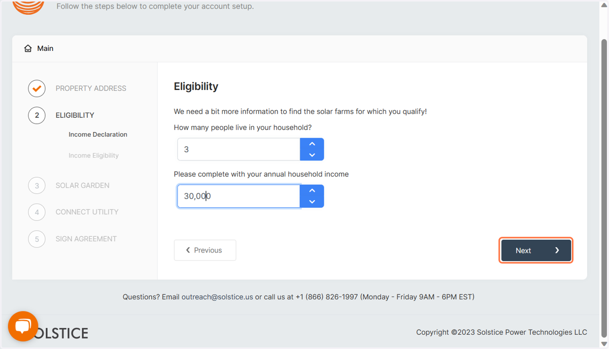 Fill out these options accurately