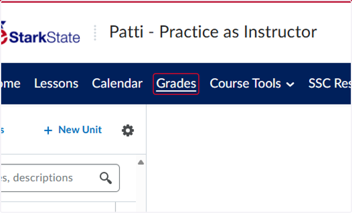 Now we need to delete it out of the grade book. Click on Grades