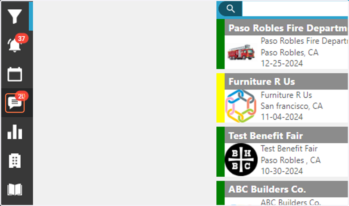 Click on Calendar Icon.