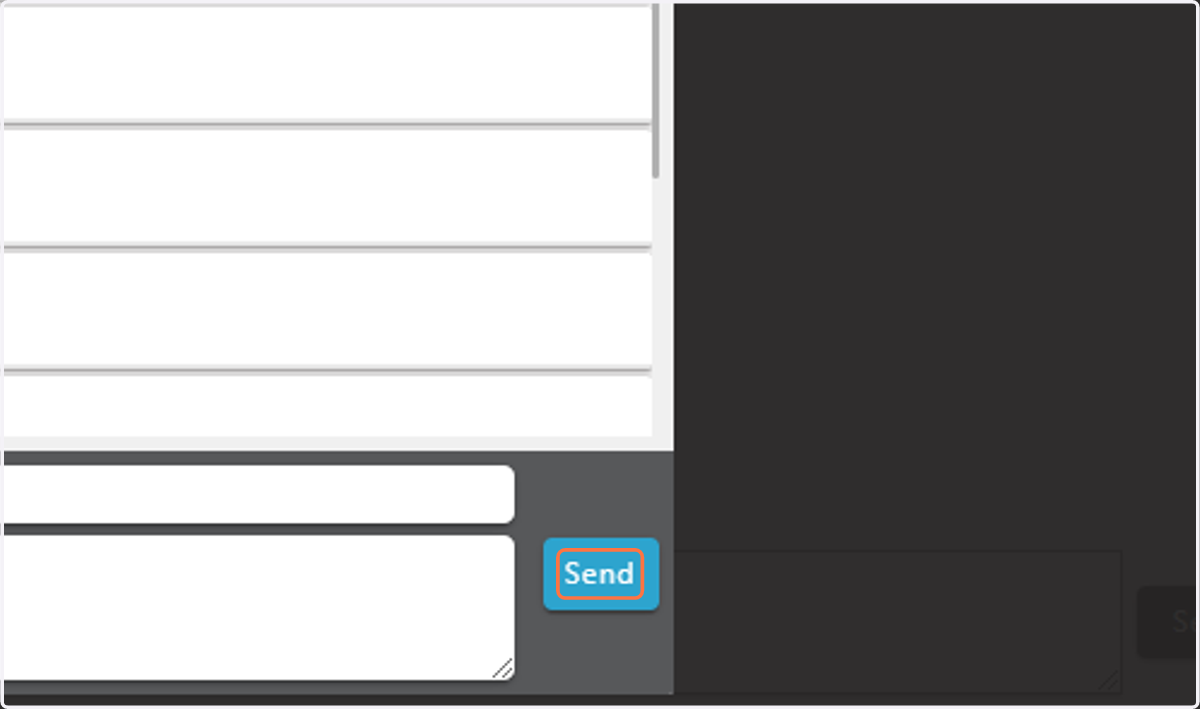 Click on Send