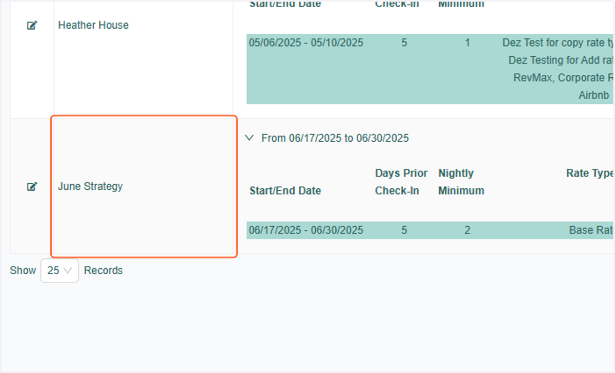 You will see that your Dynamic Minimal Nights Rule has been added.
