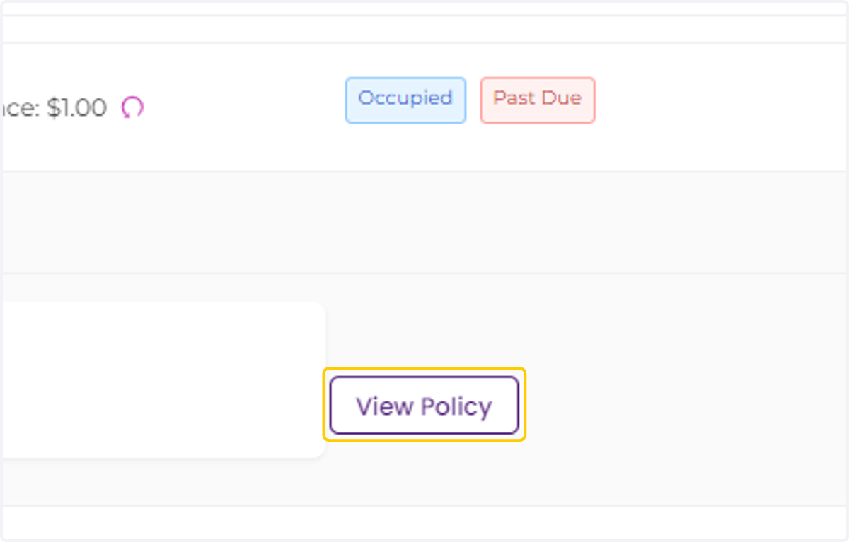 Click on View Policy
