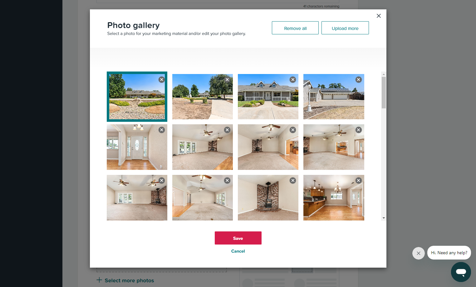 Please choose pictures from the gallery OR you can upload your own pictures