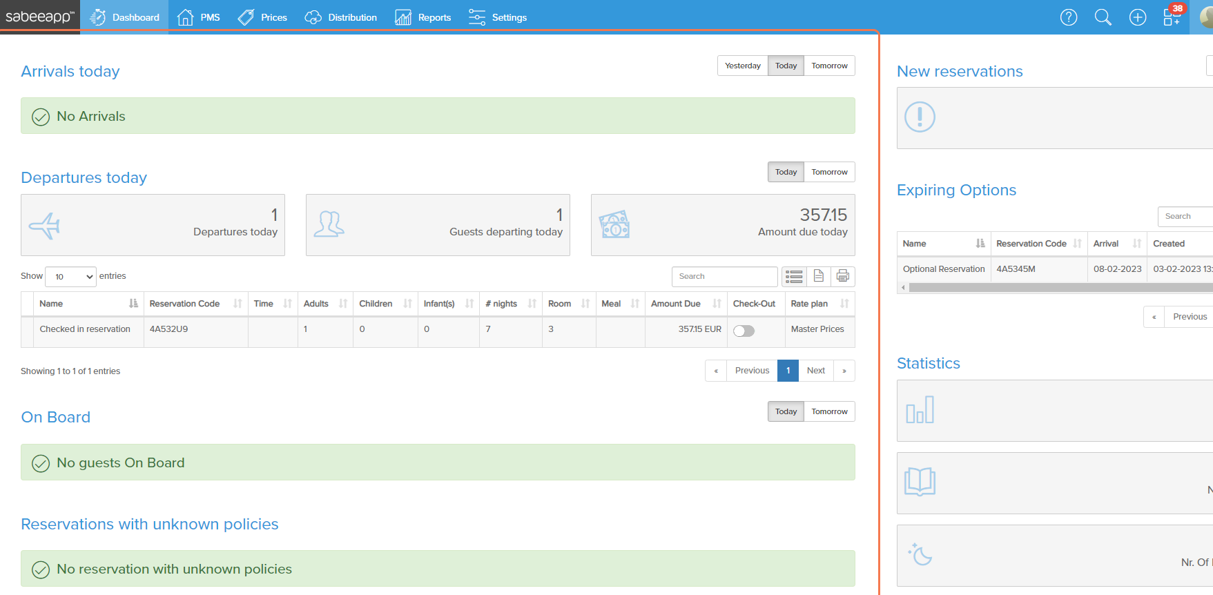 Go to SabeeApp - Dashboard