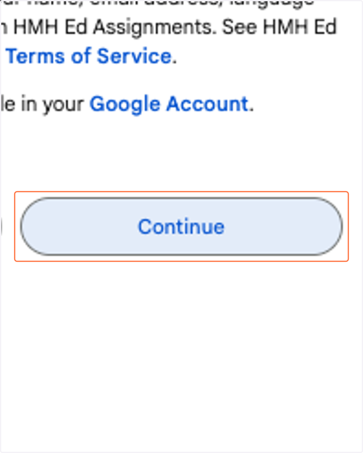 Click on Continue
