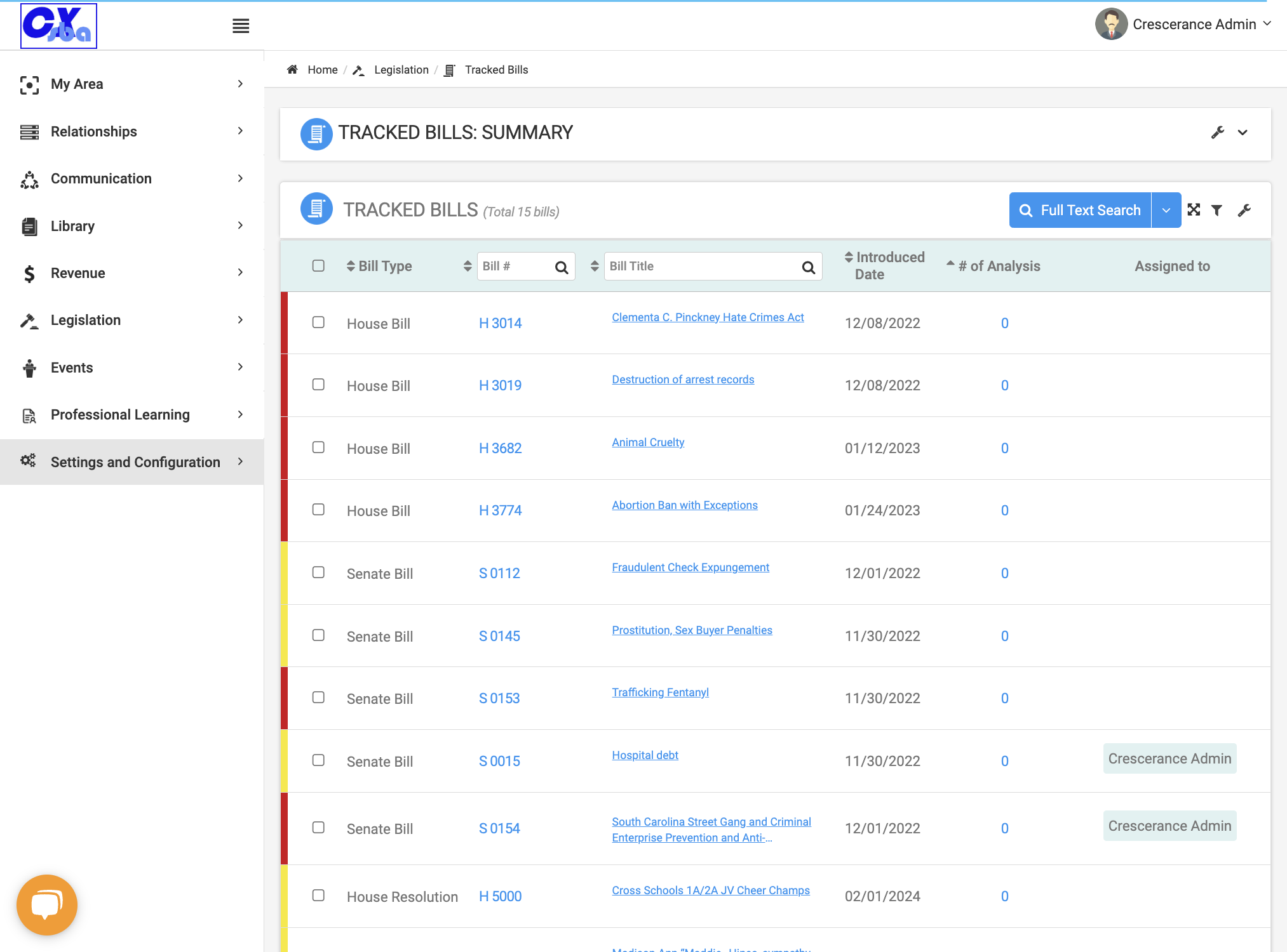 Click on Settings and Configuration