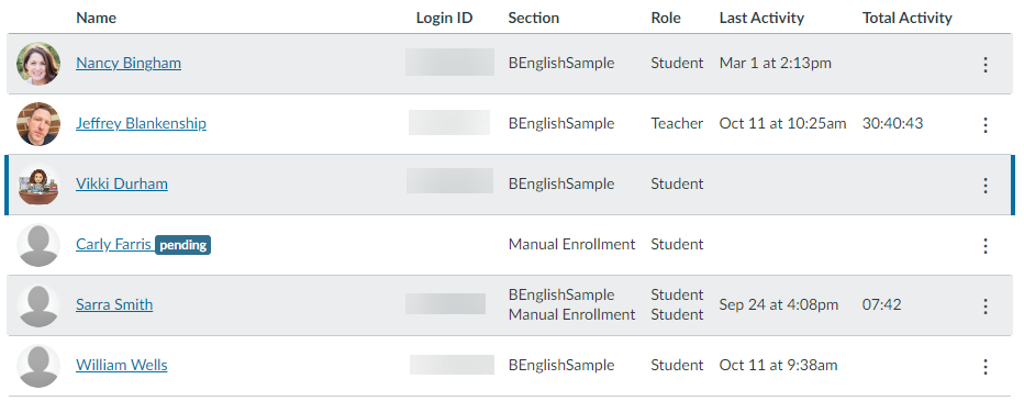Double check that the student is enrolled in the Manual Enrollment section for your course.