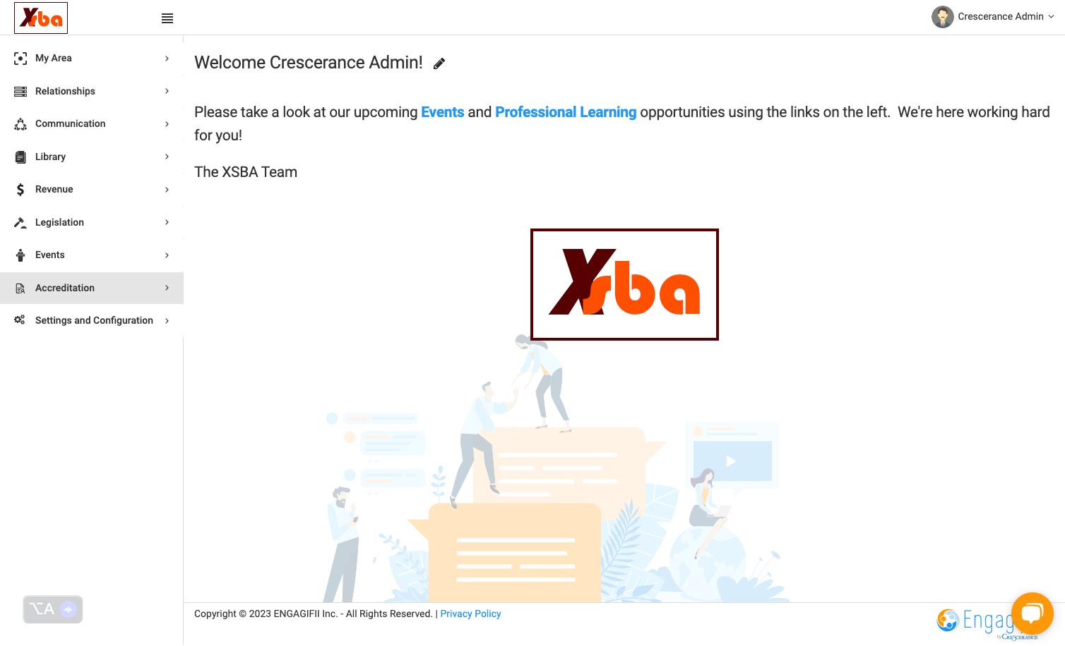 Click on Accreditation