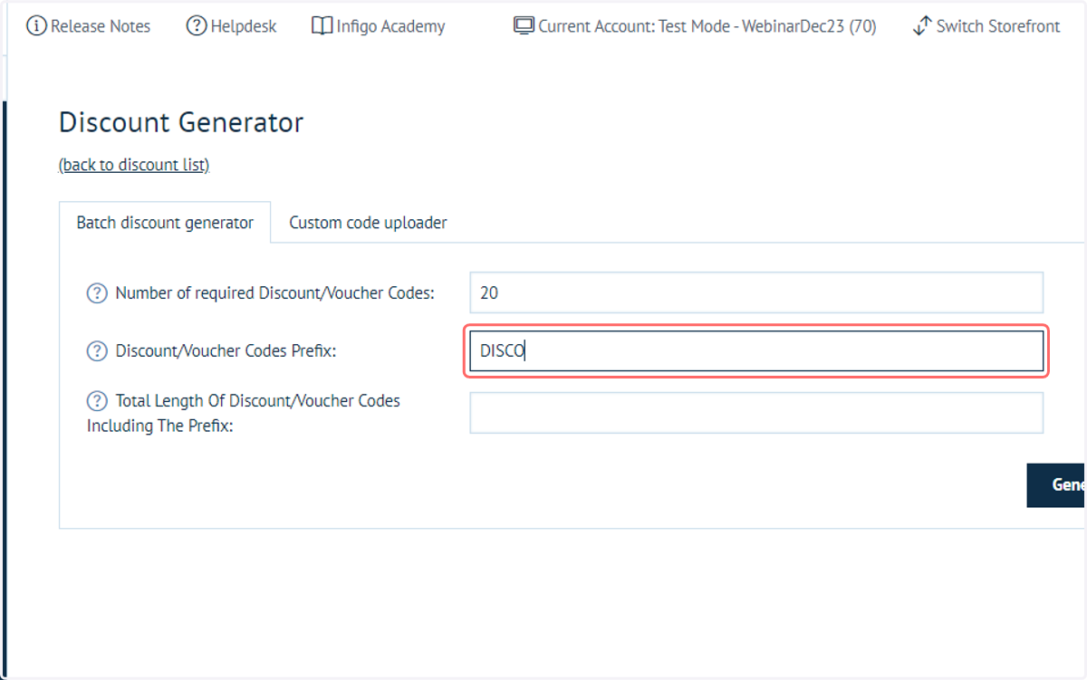 Input a common prefix