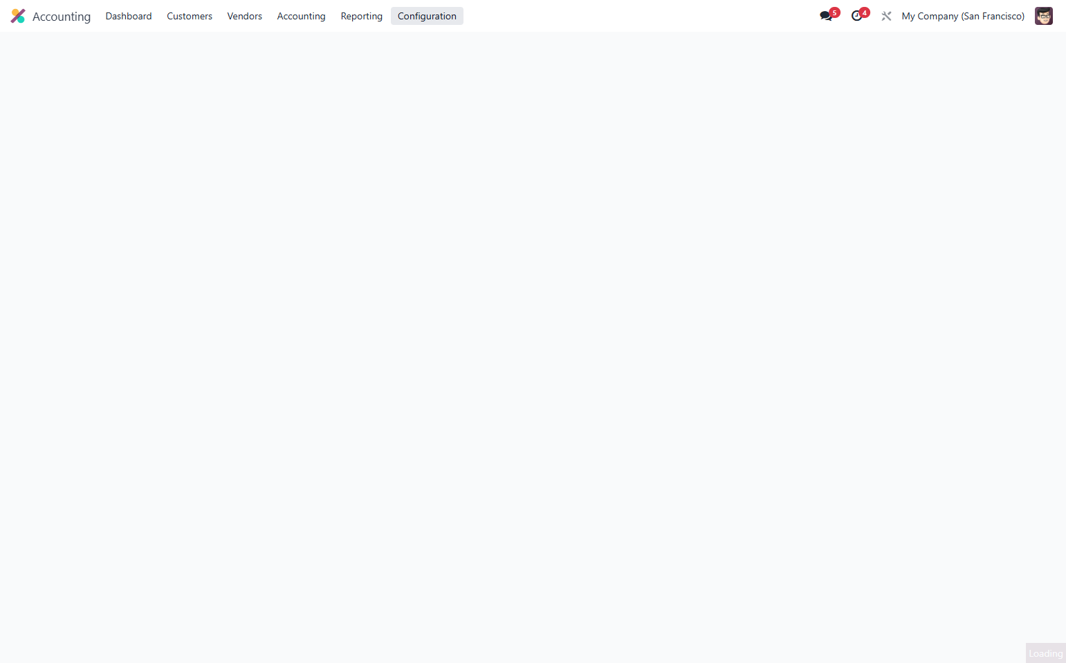 Click on Configuration