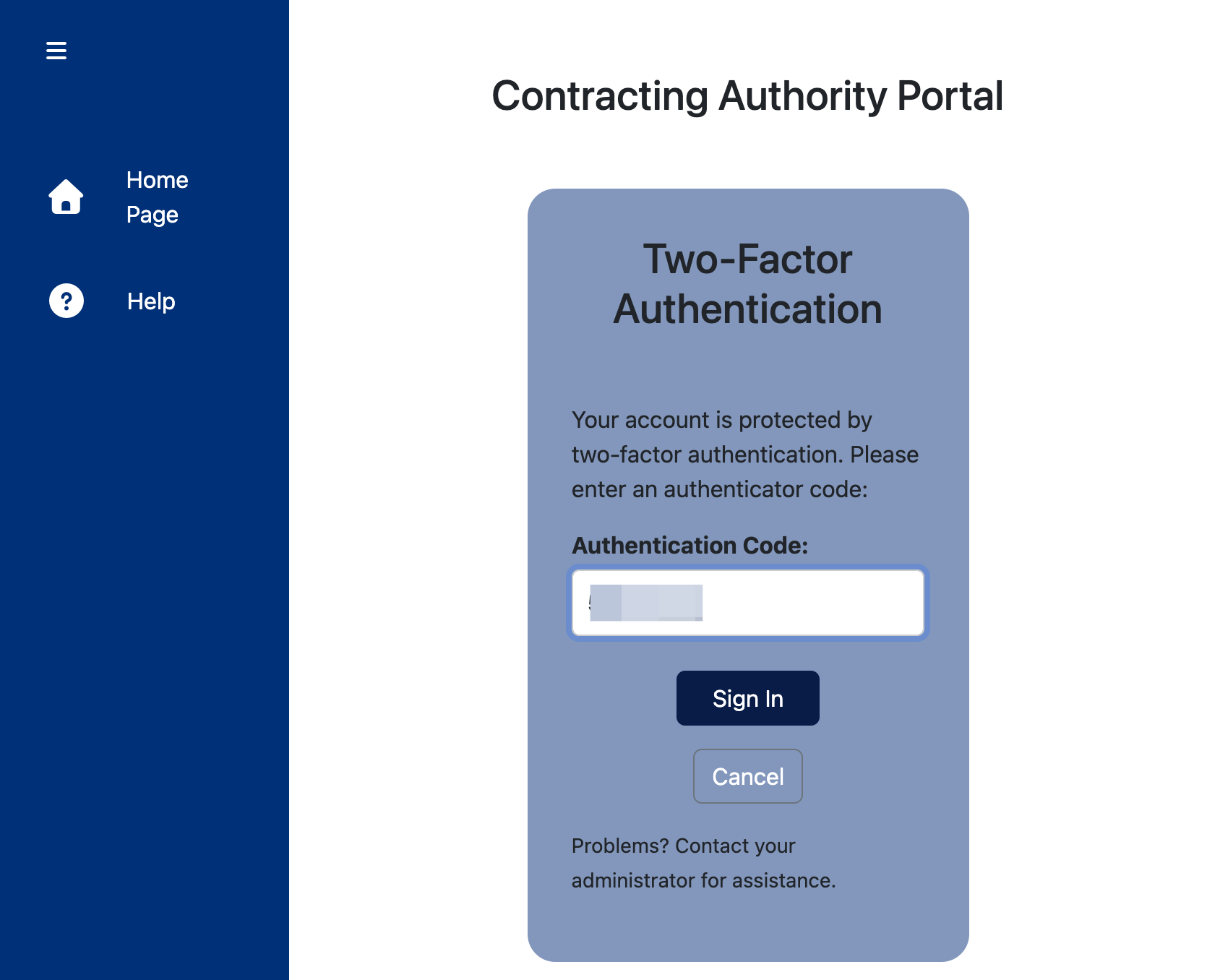 Type Authentication Code