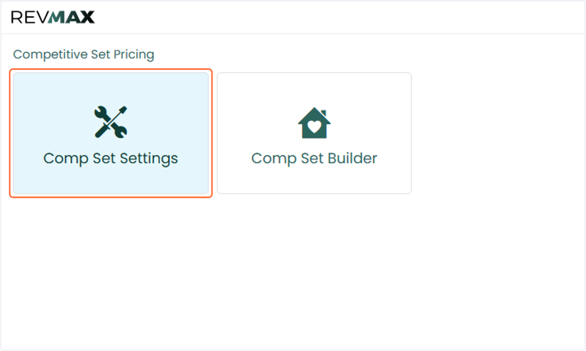Once you have your CompSet Groups, go to: Pricing Rules > Competitive Set Pricing > Comp Set Settings