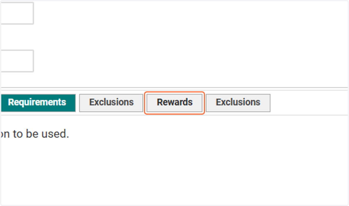 Click on Rewards