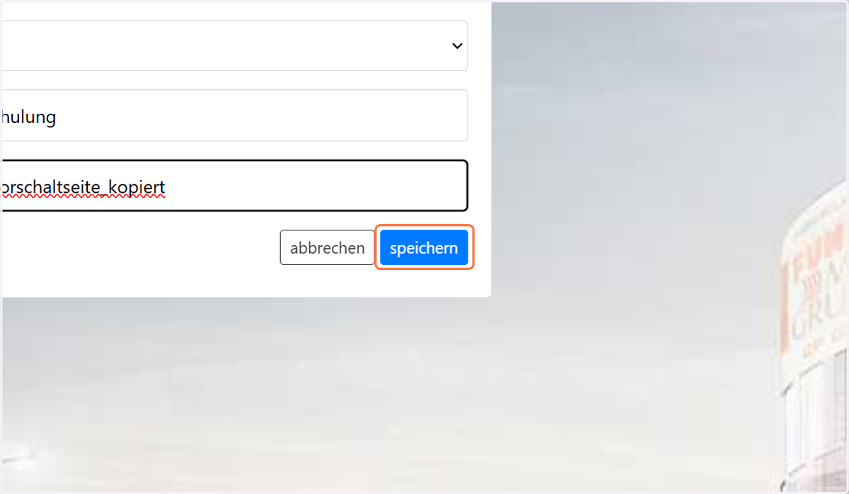 speichern
