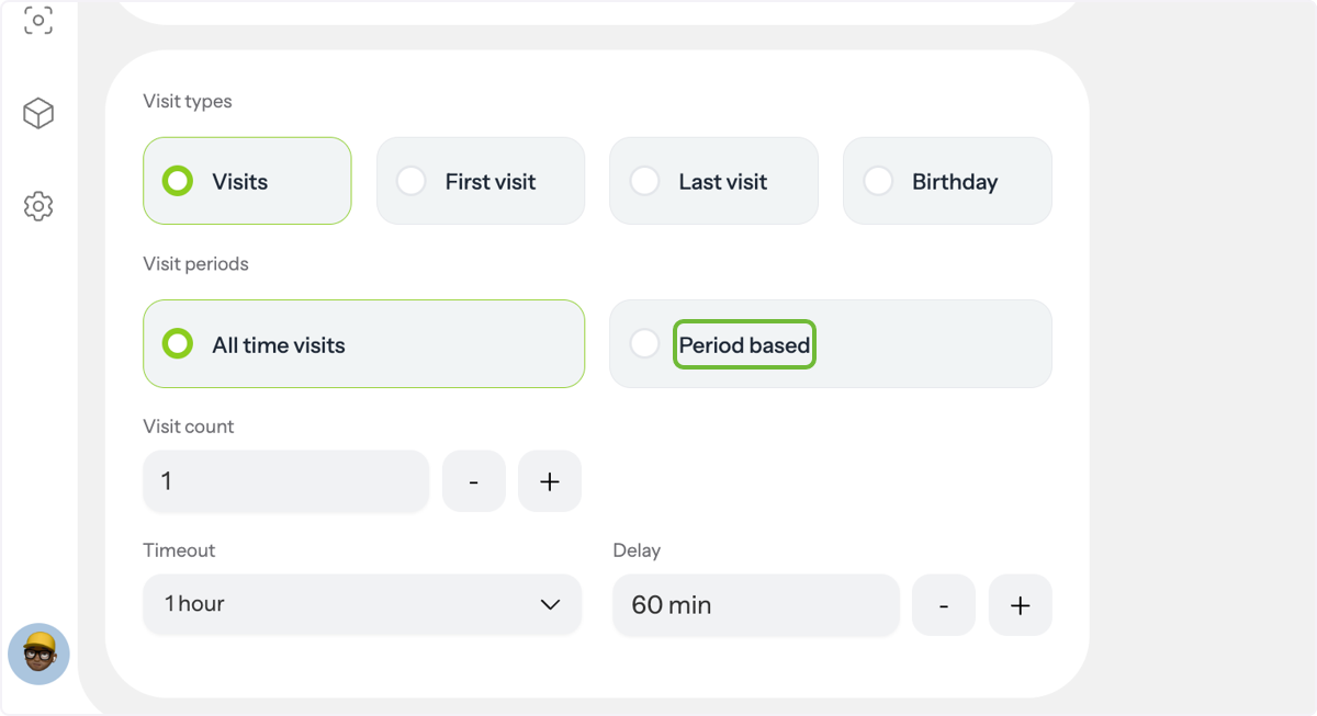 Select Visit Type