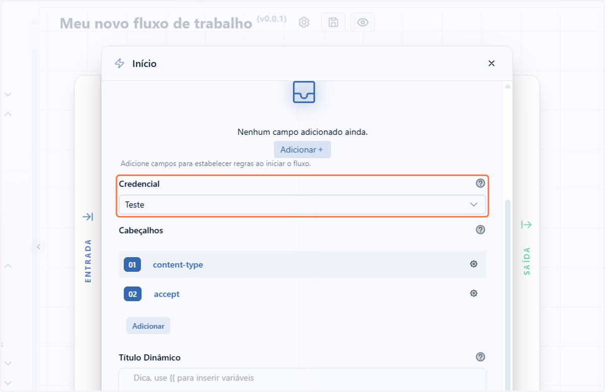 Pronto! Sua credencial está definida