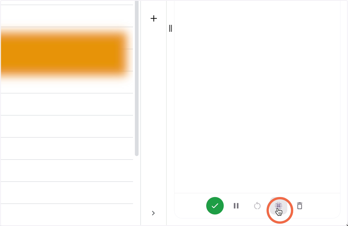 If you want to clear everything, you can do so by selecting the Live Blur icon again